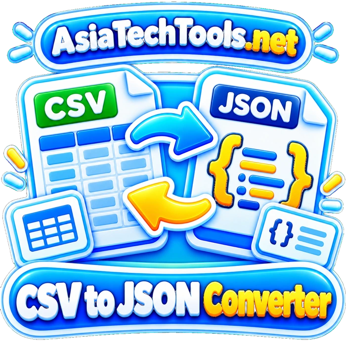 CSV to JSON Converter illustration